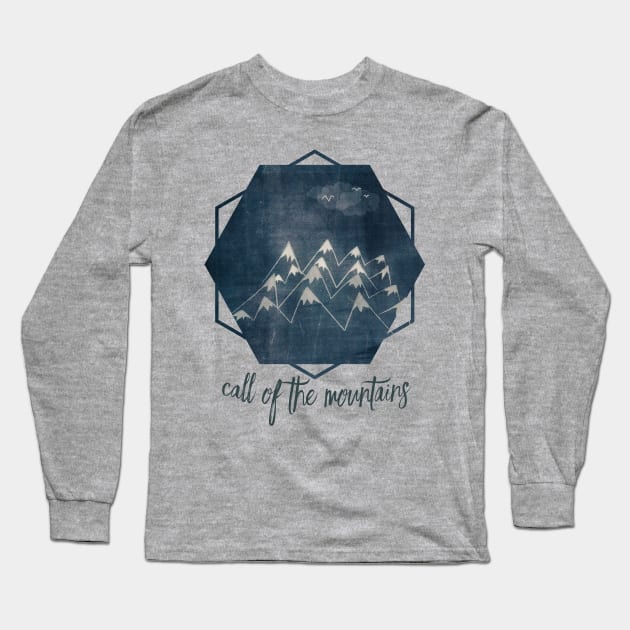 call of the mountains Long Sleeve T-Shirt by Sybille